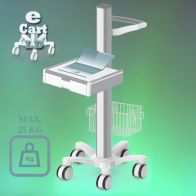 ErgonoFlex Chariot Médical "e Cart LD 9" Pré-configuration pour Laptop