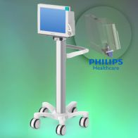 ErgonoFlex Chariot Médical "e Cart Philips 2" Pré-configuration pour Intellivue Series