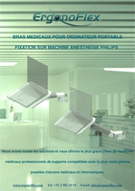 Nos Bras médicaux pour ordinateur portable fixation sur Machine d‘anesthésie Philips